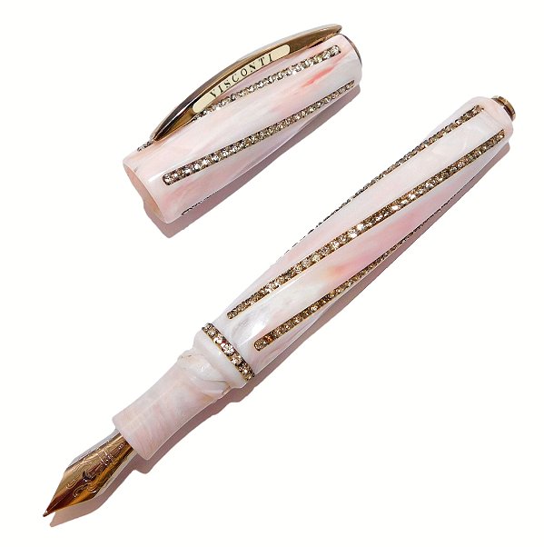 Caneta Tinteiro Visconti Divina Royale Peau d'Ange - New Old Stock