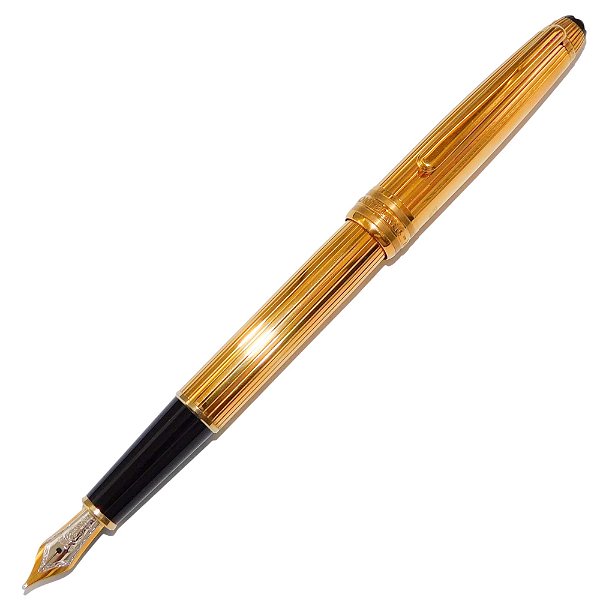 Caneta Tinteiro Montblanc Meisterstück 144 Solitaire 18k - New Old Stock