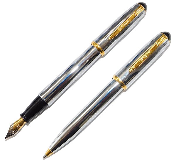 Conjunto Reform (Caneta Tinteiro + Esferográfica) Lux - New Old Stock