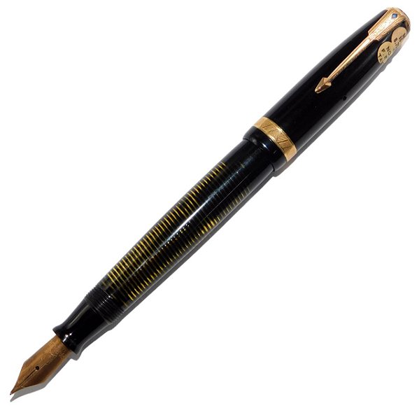Caneta Tinteiro Parker Vacumatic Major Americana 14k - New Old Stock