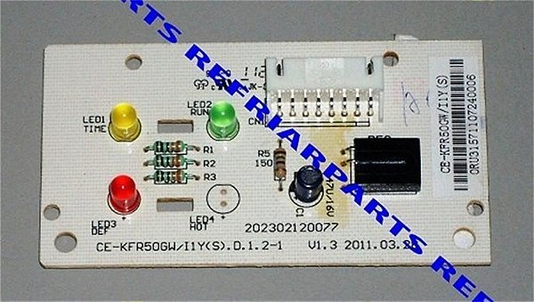 Placa eletronica do display Q/F 18.000 maxiflex 2013328A0011