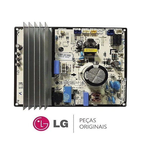 Placa principal da condensadora Ar Condicionado LG S4UQ09WA5AA, S4UQ09WA51A, S4UQ09WA51C - EBR82870716