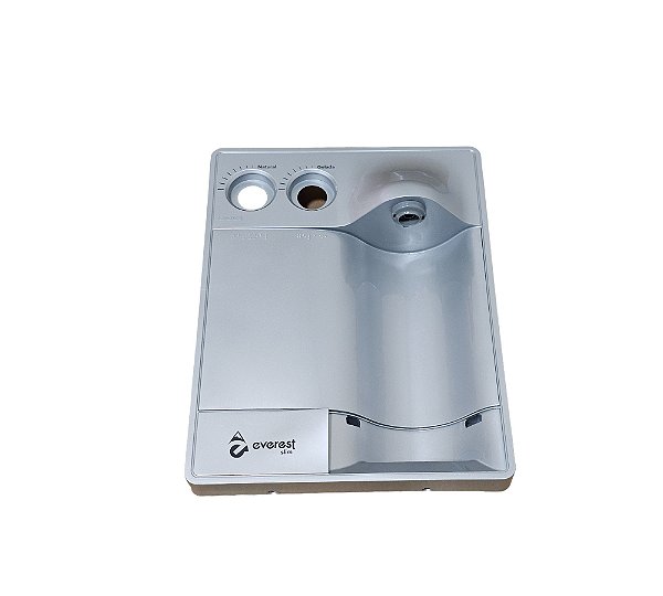 Conjunto Painel Frontal Purificador de Agua EVEREST SLIM PRATA (N)  41753