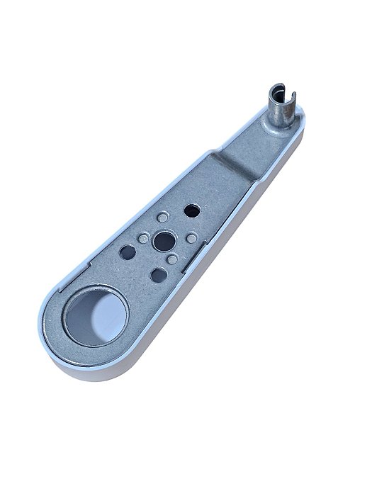Dobradiça Superior da Porta para Refrigerador BRASTEMP e CONSUL Branco com Acabamento W10895542
