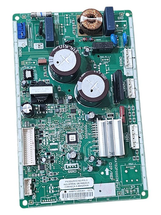 Placa Eletronica Principal Inverter Refrigerador PANASONIC  BB71 127V  ARBPC1A05491