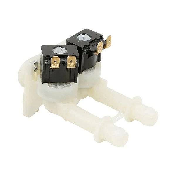 Válvula de Entrada de Agua 220v Lavadora Brastemp - W11245250 BWK12A9 BWK12B9B BWK13A9 BWR12A9  BWF15AB BWK12AB BWK14AB