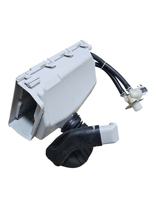 Conjunto Dispenser de Sabão + Valvula 12V + Mangueiras + Lava e Seca LG ACZ74230503