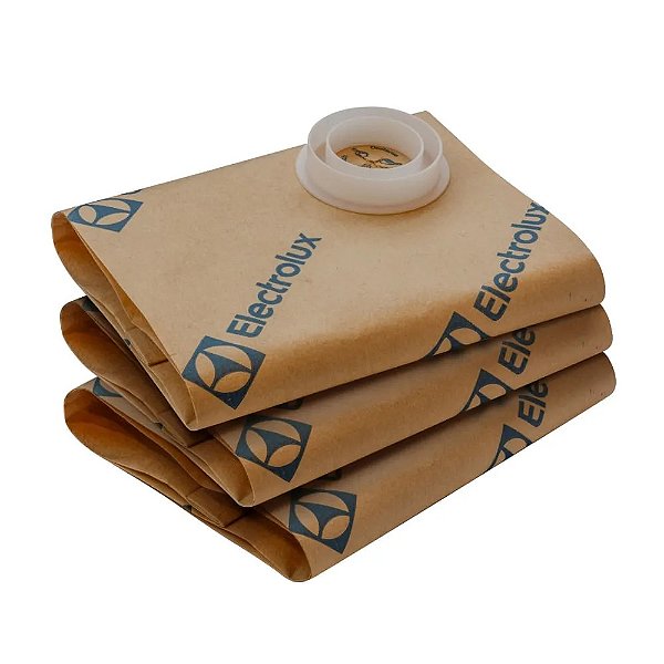 Kit 3 Sacos de aspirador de pó - Modelos A10S / GT200 / AQP10 / FLEX / A10N1/ AQP20 / GT20N (CSE10) Electrolux A20810201