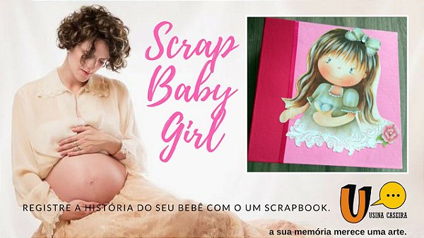 Scrapbook Baby Girl I - Scrapbook para Meninas