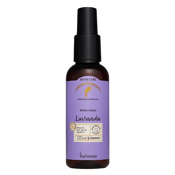 HOME SPRAY COM ÓLEO ESSENCIAL DE LAVANDA