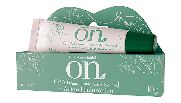 Hidratante labial c/ ácido hialurônico e CBA (ON) - 10g