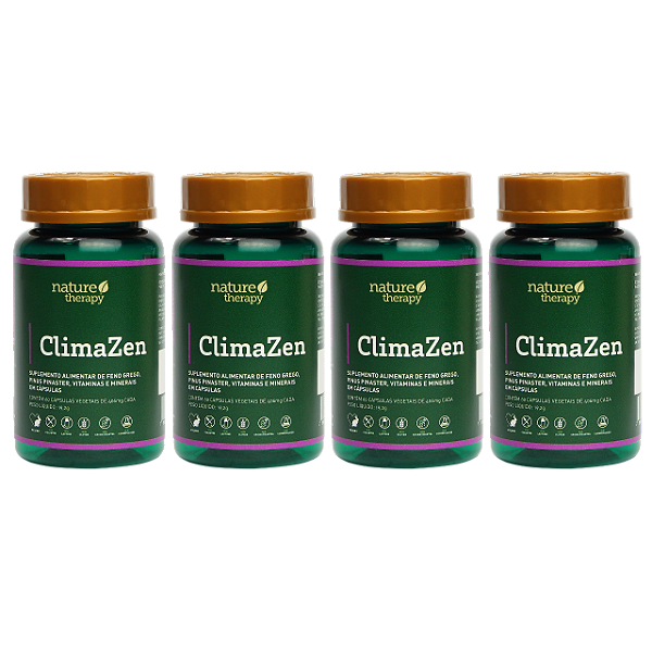ClimaZen - 3 frascos + 1 GRÁTIS = 4 frascos - Suplemento Natural - Vegano
