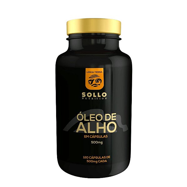 Oleo de Alho 500mg (Imunidade, saúde do coração, pressão alta, antioxidante) - 120 Capsulas