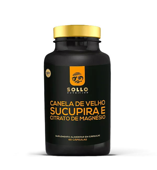 Canela de Velho, Sucupira e Citrato de Magnésio -(Alívio de Dores: artrite, artrose, articulações, reumatismo e tendinite) - 60 Capsulas