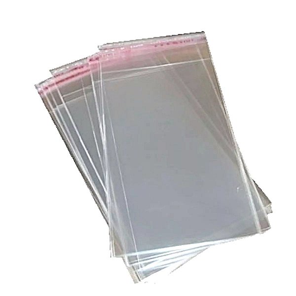 Saquinho Plástico Adesivado - 6x25