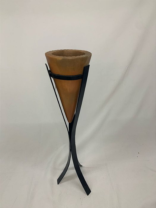 Vaso cone com Suporte