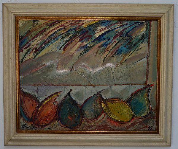 Quadro Chico Ferreira  1995 | 65x81  Na varanda de MInas