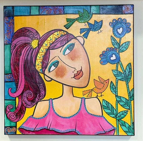 Quadro Nina Araújo | 40 x 40