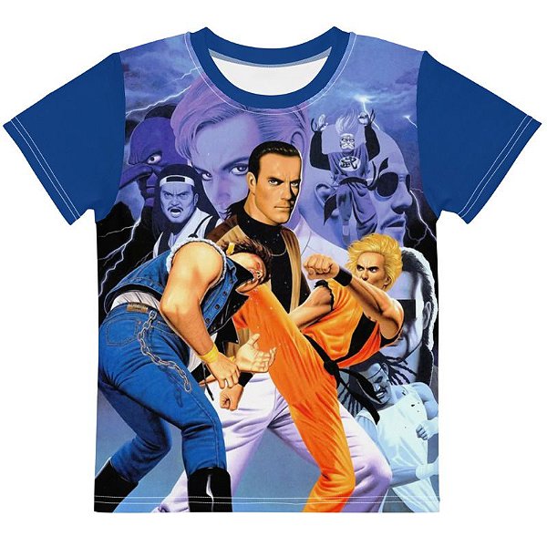 SNK NEO GEO - Art of Fighting Cover By Shinkiro - Camiseta de Games