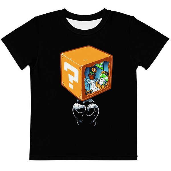 SUPER MARIO - Inside Question Box - Camiseta de Games