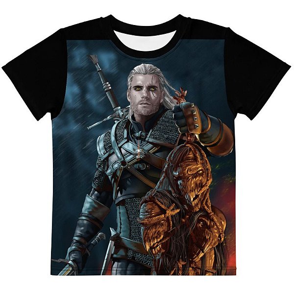 WITCHER, THE - Geralt Henry Cavill - Camiseta de Games