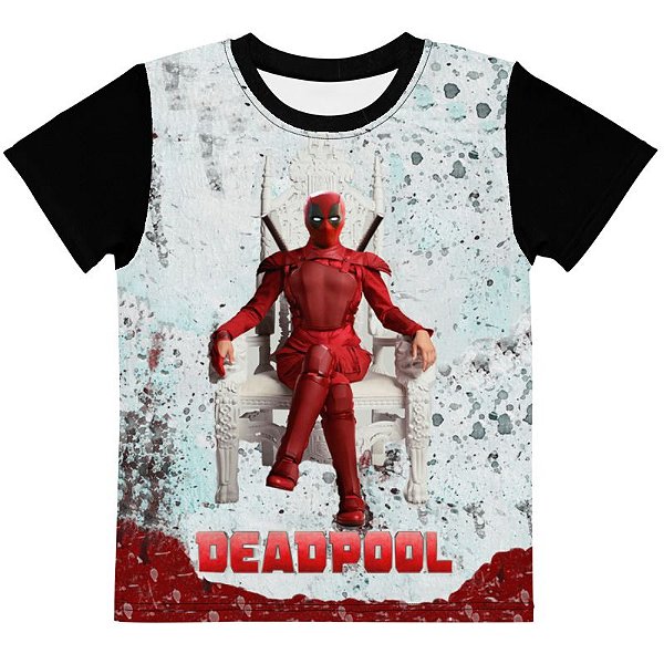 MARVEL - Deadpool Instinto Selvagem - Camiseta de Heróis