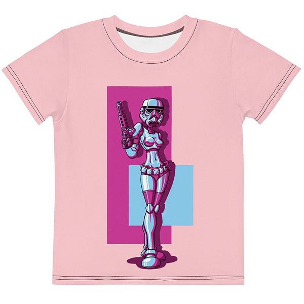 STAR WARS - Femme Storm Trooper - Camiseta de Cinema