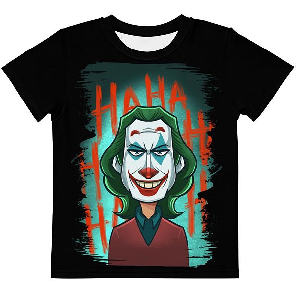 DC COMICS - Coringa Joker Cartoon - Camiseta de Cinema Heróis