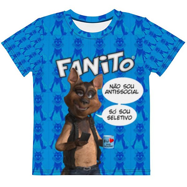 CADU ARTES - Fanito - Antissocial ou Seletivo - Camiseta de You Tubers
