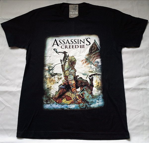 ASSASSIN'S CREED III - Camiseta de Games Saldão