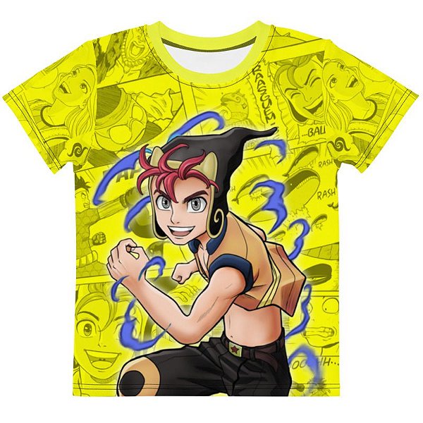 TROPICÁRIA - Hokui Mangá Amarelo - Camiseta de Mangás Brasileiros