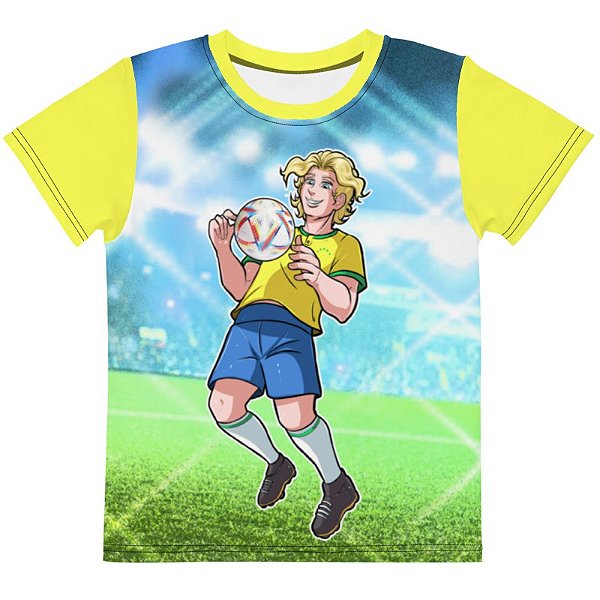 ARMON - Camu Camu - Porã Copa de Futebol- Camiseta de Mangás Brasileiros