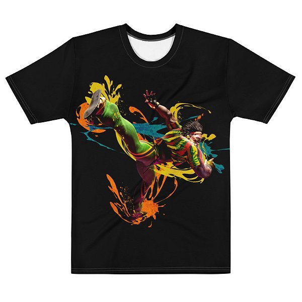 STREET FIGHTER 6 - Dee Jay Preta - Camiseta de Games