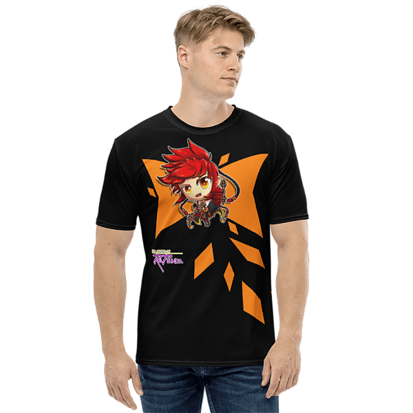 GRAND CHASE - Chibi Inspiration Jin Iluminado Preta - Camiseta de Games