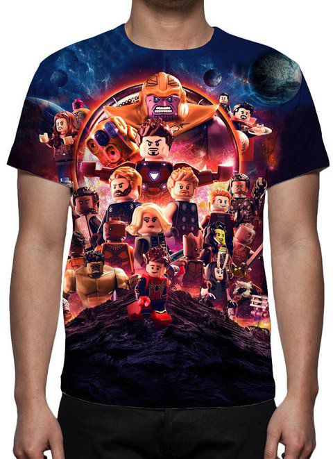 LEGO - Vingadores Guerra Infinita - Camisetas Variados - Kanikoss Moda Nerd