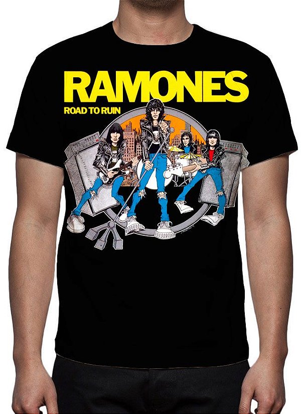 RAMONES - Road to the Ruin - Camiseta de Rock