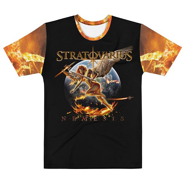 STRATOVARIUS - Nemesis Preta Labareda - Camiseta de Rock