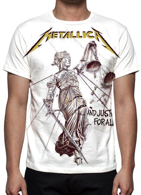 METALLICA - And The Justice For All - Camiseta de Rock