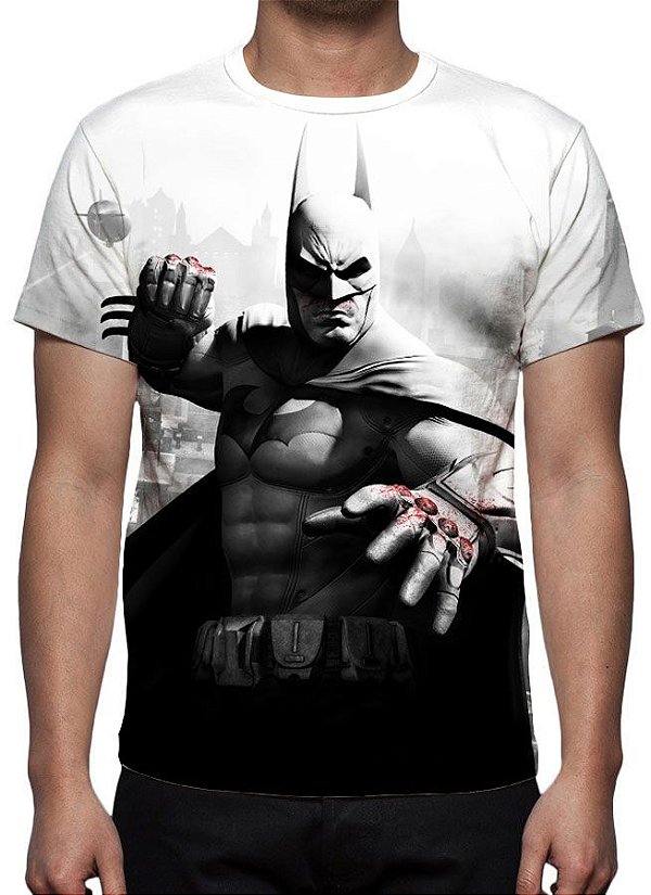 DC GAMES - Batman Arkham City - Camiseta de Games