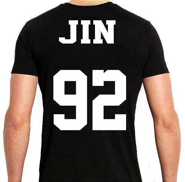 BTS Bantang Boys - Army Preta Jin - Camiseta de Kpop