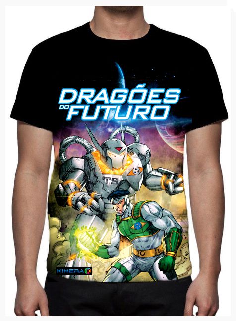 KIMERA  - Dragões do Futuro Capa 3 -  Camiseta de Heróis Brasileiros