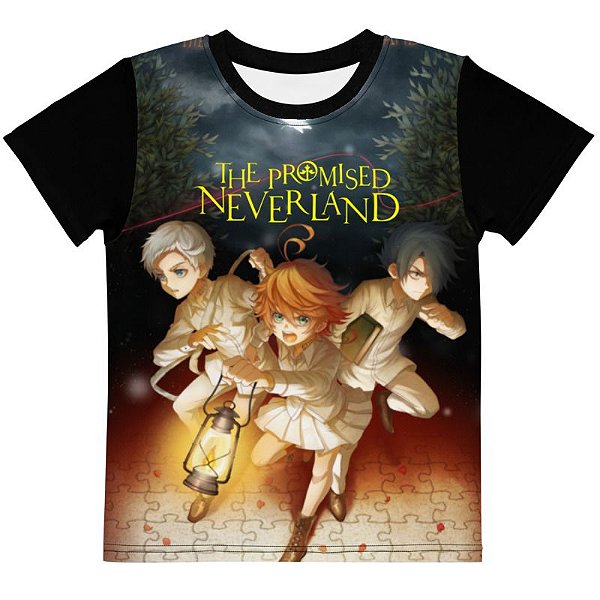 PROMISED NEVERLAND, THE - Preta - Camiseta de Animes