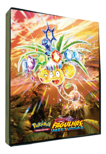 Fichário Fagulhas Impetuosas Exeggutor Pokémon Sem Folha