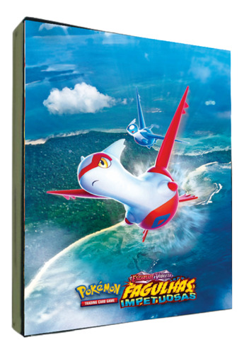Fichário Fagulhas Impetuosas Latias Álbum Pokémon Sem Folha