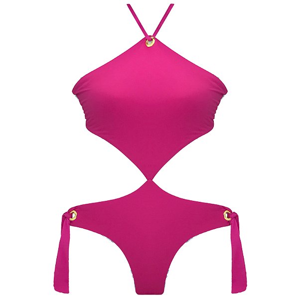 PINK - MAIÔ RECORTE ILHÓS