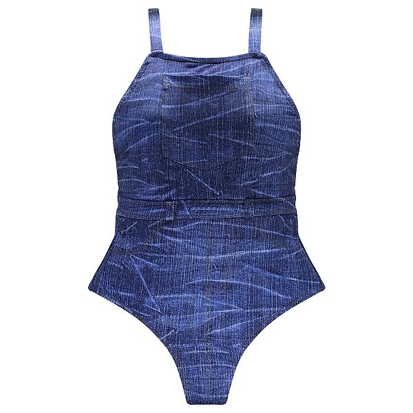 JEANS - MAIÔ RECORTE JEANS