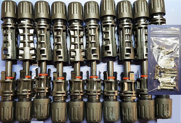 Conector fotovoltaico 40A  1000/ 1500VDC PV-LTM5 4/6MM² IP67 LEADER (10 pares)