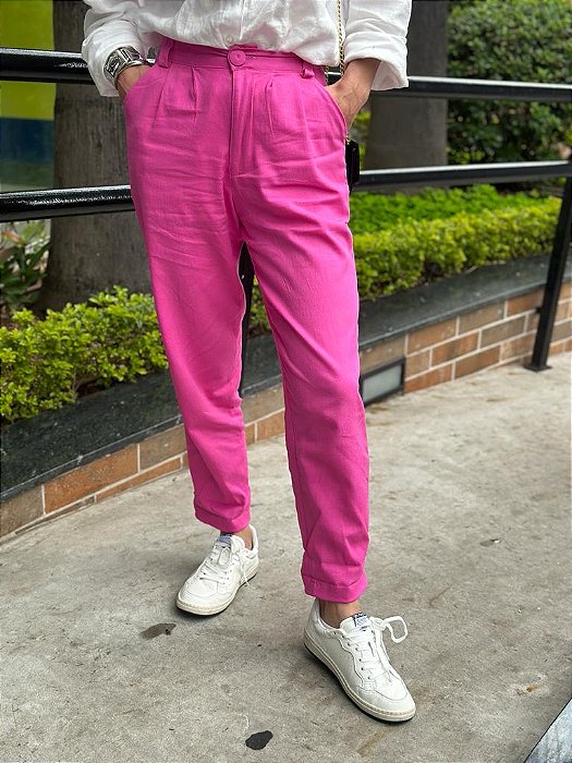 Calça Feminina Reta Alfaiataria Helena Babaloo