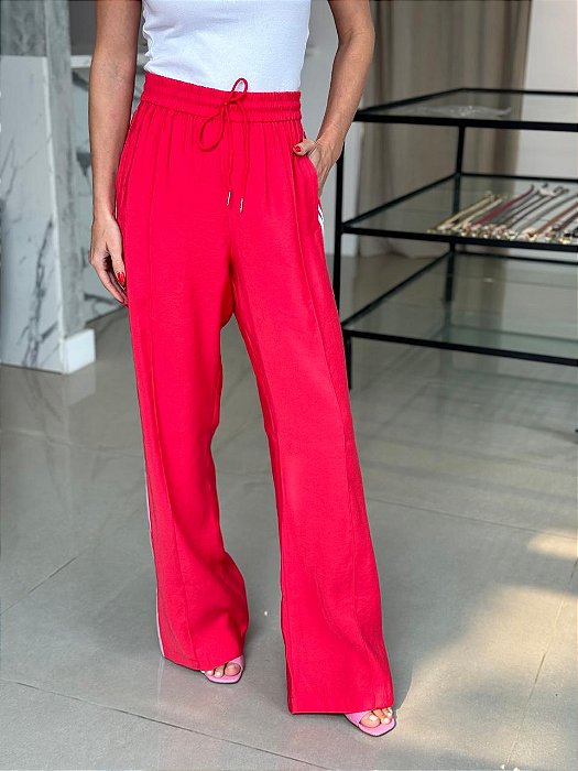 Calça Feminina Track Narcisa Vermelho