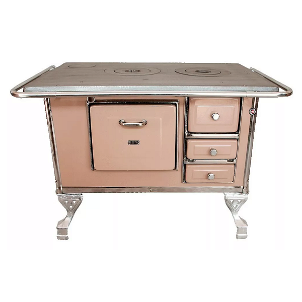 Fogão A Lenha Número 2 Lado Esquerdo Chapa Polida 49x79